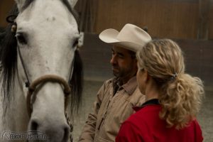 Andrea Eschbach und Alfonso Aguilar