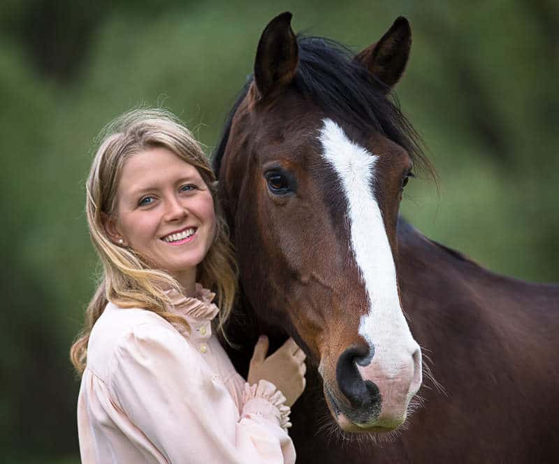 Hero Merkel mit Pferd