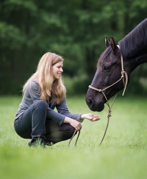 Nadja Müller und Ihr Pferd
