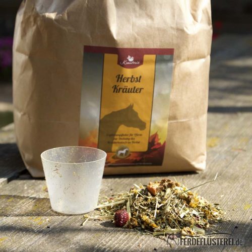 KR-SMHB-500/26 Krauterie Kräutermischung Herbst Kräuter Müsli mit Becher