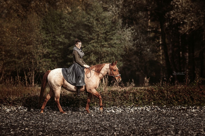 8 geniale Wintertipps für Reiter 1 Foto: Carolin Burgert - Reitkilt: Dausendschön
