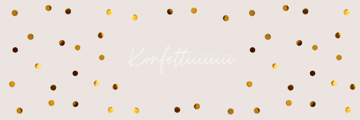 Woohoo - Feine Sprache 1 Coachannel Konfetti GIF- Emails