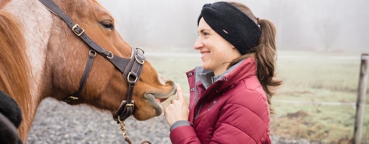 Petra und Carey üben smile