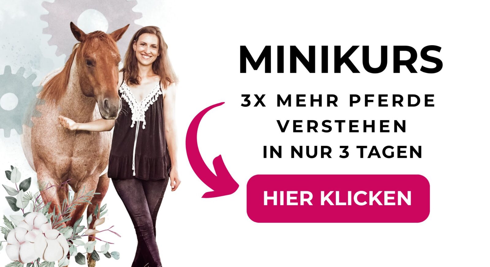Pferd begrüßen! Wie du mit dem richtigen Hallo sofort Bindung aufbaust 17 3 Tage Challenge - Pferde Verstehen - Banner