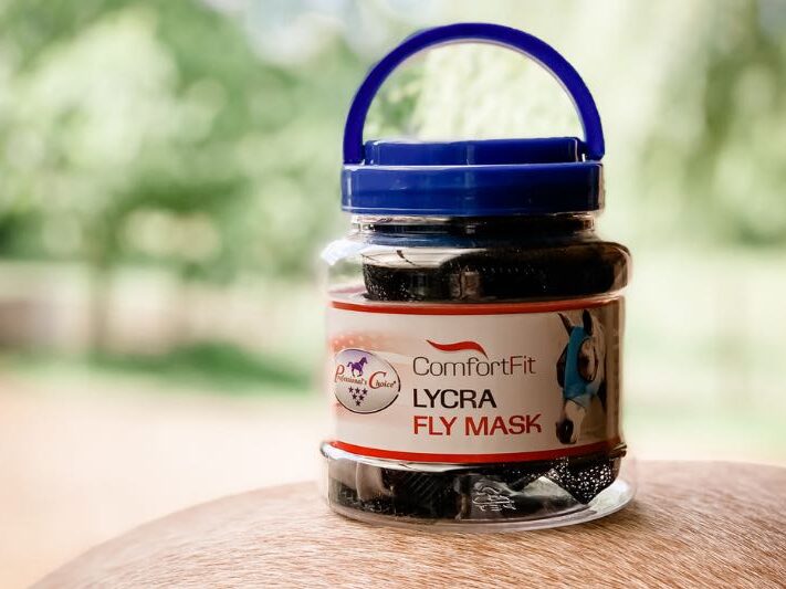 Verpackte Fliegenmaske Lycra